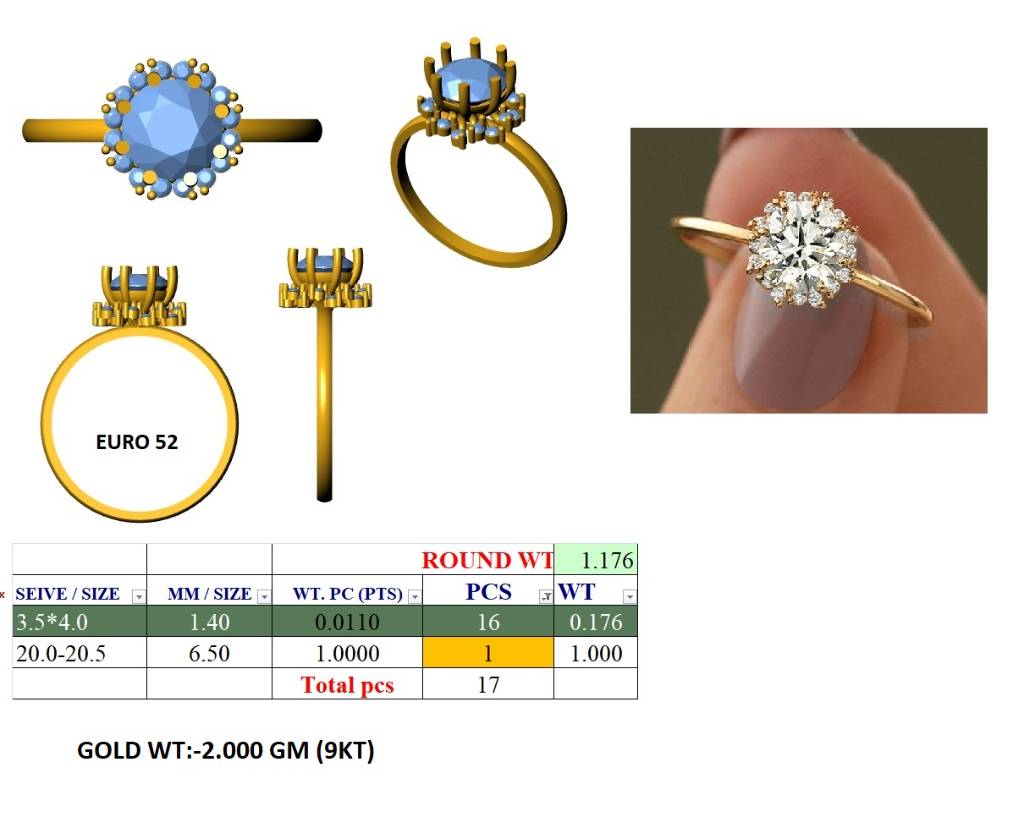 Jewellery CAD Modeling Mumbai by Rahul Karati